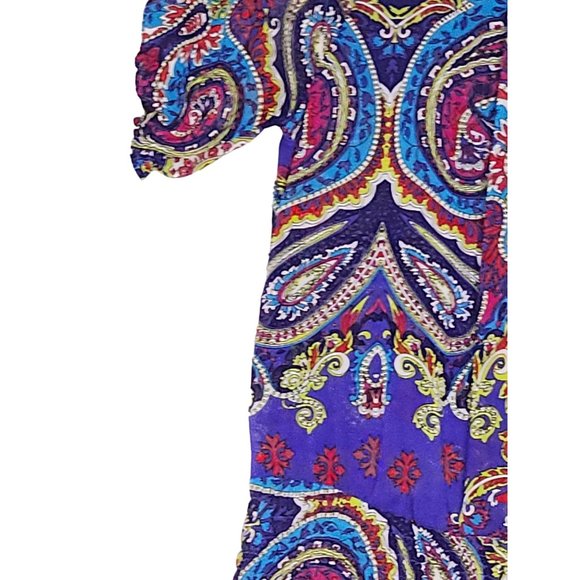 Paisley Print Blouse with beautiful Beading from Faith Size‎ Small - Picture 7 of 12